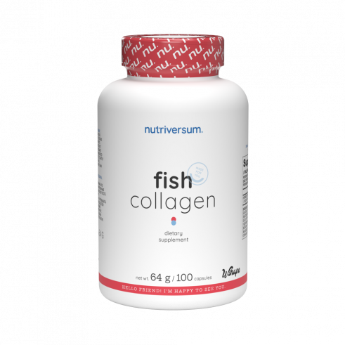 Nutriversum Fish Collagen, Фиш Коллаген, 100 капсул