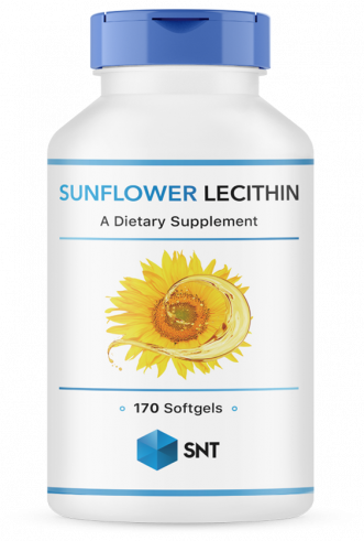 SNT Sunflower Lecithin, Санфлауэр Лецитин, 170 капсул