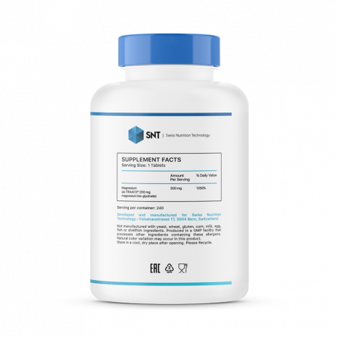 SNT Magnesium Glycinate, 240 таблеток